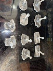 Maugenest Clothing metal drawer pulls decorative – RARE – set of 10