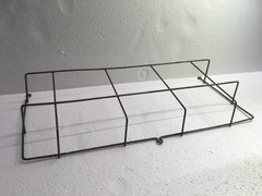 Vintage Sellers Hoosier Cabinet Cookbook Holder Metal Wire Rack Antique Original