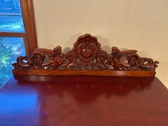 antique 1930s buffet table measures 64 X 38 X 18 solid cherry wood craftmanship