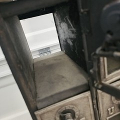 Antique Post Office Boxes Metal Cabinet Vintage United States P.O. Box 16 Door