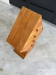 Mid Century MCM Small Triangular Cabinet