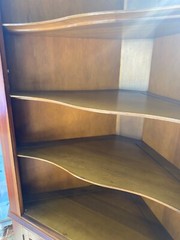 Vintage Pair of Cherry Hinkle Harris Corner Cupboards
