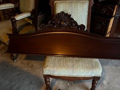 antique rj horner open buffet/server