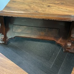Antique Mantel Shelf Victorian Walnut
