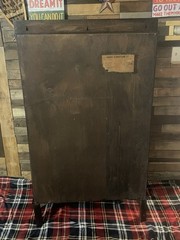 Antique Solid Oak Beautiful Unique Curved Glass Curio China Cabinet