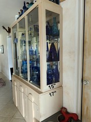 china cabinet with glass doors