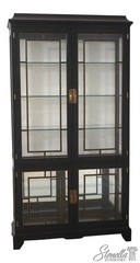 67485: HENKEL HARRIS Model 227 Black Curio Cabinet