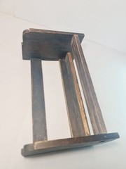 Small Wooden Freestanding Spice Rack/Cookbook Stand Hand Made Antique/Vintage