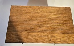 VTG Oak 3 Drawer Library/Home Desk Letter File Cabinet Arts & Craft Style
