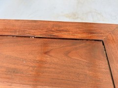 Beautiful Vintage Mid Century Dark Walnut Wood Beverage Dry Bar Cabinet