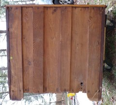 Antique Oak Chest Commode Washstand Dry Sink Country Farmhouse Cabinet