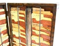 Antique Oak Receipts Cased Cabinet – Recapitulator – Dated 1905 – Country Store