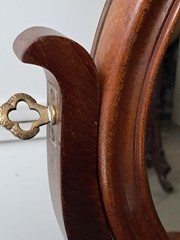 Antique Walnut Barley Twist Shaving Stand With Drawer Circa Late 1800’s