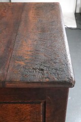 Antique Industrial Quarter Sawn Storage Oak Cabinet