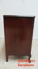 Antique Mahogany Carved French Sideboard Server Bachelors Chest Console
