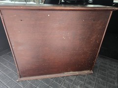 McCourt Label Co. Apothecary Cabinet 5 Drawer Early 1900s Norwich Pharmaca