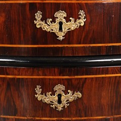 Antique Roman Trumeau Walnut Violet Wood Italy 18th Century Only Collectors
