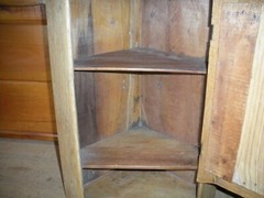 Vintage Handmade Wooden Hanging Cabinet / 1920’s – 30’s / American Chestnut Wood