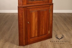 Federal Style Cherry Custom Quality Corner Cabinet