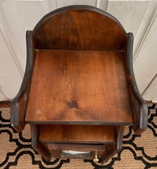 Antique Hanging Wall Shelf Cabinet with Goose Glass Door
