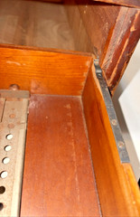 Library Bureau Solemakers Card Catalogue One Draw Wood Brass Vintage READ / SEE*