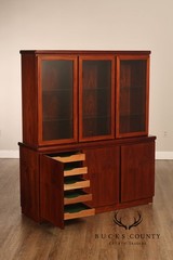 Skovby Danish Modern Rosewood Display China Cabinet