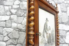 Antique Dutch Key Cabinet Wall Cabinet Medicine Cabinet Corner Cabinet