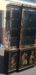 oriental china hutch cabinet