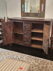 19TH C ITALIAN TUSCAN CHURCH VESTMENT CABINET