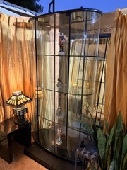 Professional Antique Glass Shelf. Very High Quality And Condition