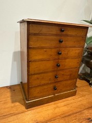 Antique Specimen Collectors Watchmakers Cabinet Chest By James Gardner