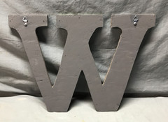 Decorative Salvaged Tin Ceiling 12″ Patchwork Mix Color Letter W Metal 1662-25B