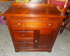 Solid Walnut Washstand / Cabinet (DR31)
