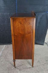 Antique Victorian Walnut Gentleman’s Chest of Drawers Cabinet Console 35″