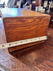 Shaw Walker Oak Antique File card drawer, single drawer 14″ 3″x5″card
