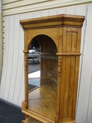 64407 Pine Country Corner China Cabinet Curio Shelf