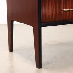 Vintage Cabinet Prisma Collection Laminate Brass 1950s-60s Original