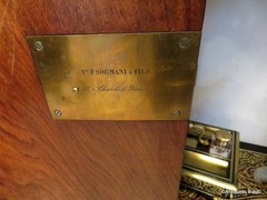 Stamped Vve SORMANI cabinet Furniture L XIV with 2 doors Boulle marquetry 19th