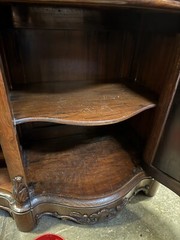 ROCOCO ROSEWOOD CARVED ETAGERE