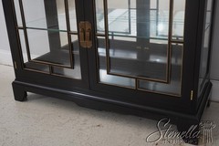67485: HENKEL HARRIS Model 227 Black Curio Cabinet