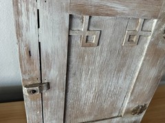 Antique Bathroom Wood Medicine Cabinet ~ Vintage Farm House Primitive