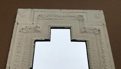 Vintage Decorative Salvaged Tin Ceiling Shabby 23×29 Metal Mirror Old 1719-25B