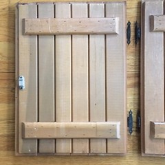 Two Antique Amerock Vintage Cabinet Doors Kitchen Cabinet Pulls 15.5” X 21 3/8”