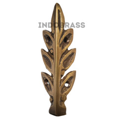 4pcs of Vintage Solid Brass Olive leaf Box Corner Protector Decor Shelf