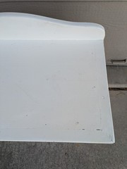 Vintage Victorian Shabby Chic White Painted Dry Sink Cabinet Wash Stand Table W6