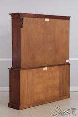 L72275: HENKEL HARRIS Model 2365 Cherry 2 Piece Breakfront