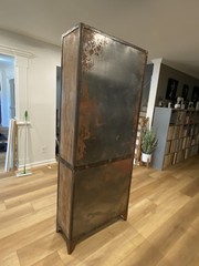 Custom Antique Metal Cabinet