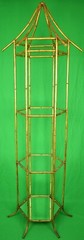 “Palm Beach Brass Bamboo Three-Tier Etagere”