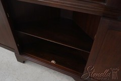 68199: HENKEL HARRIS Mahogany 12 Pane Corner China Cabinet
