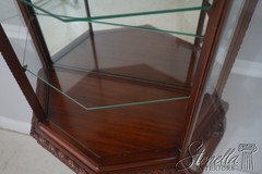 72524: MAITLAND SMITH Attributed Georgian Mahogany Curio Cabinet